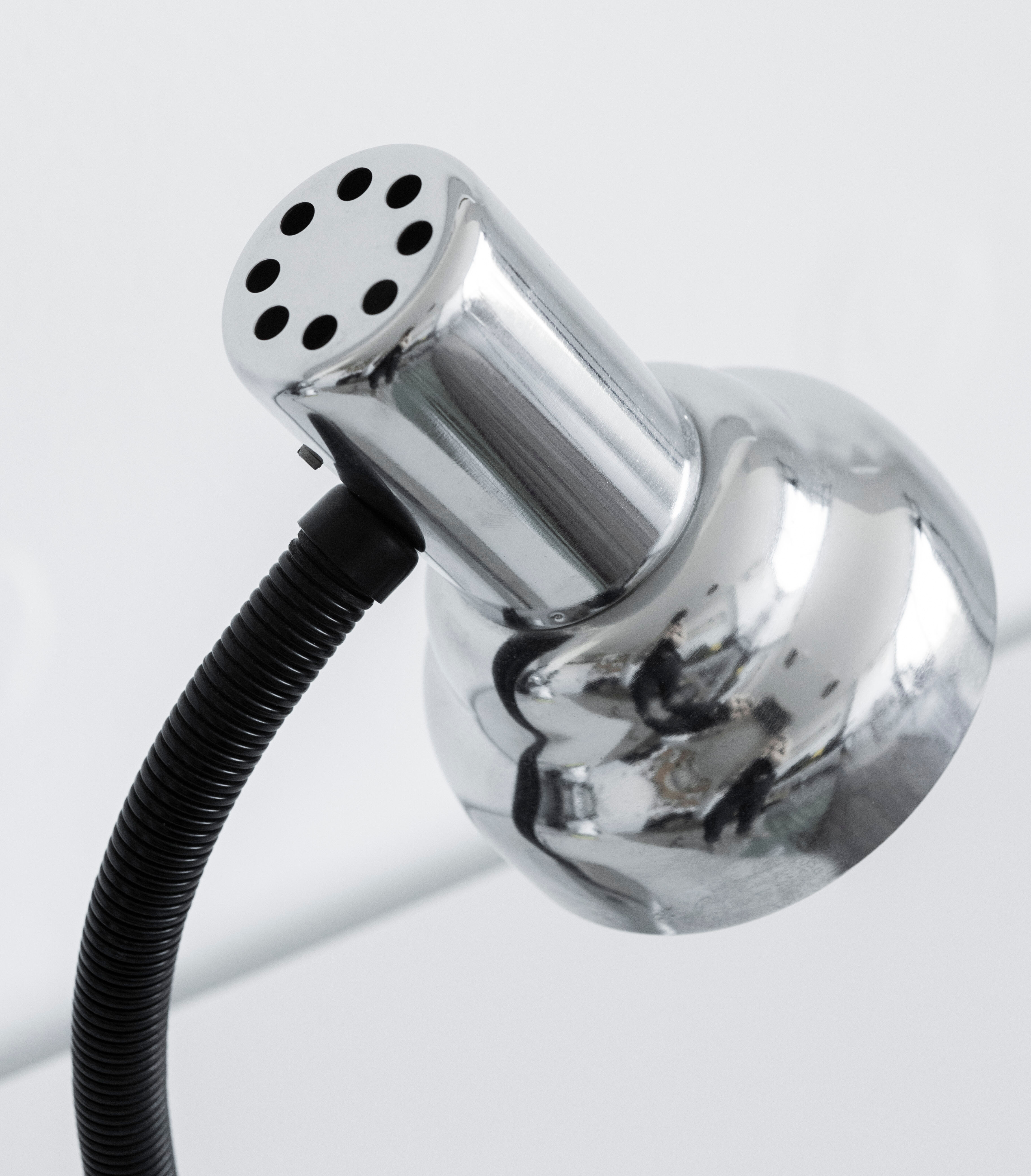 Lampe de bureau chrome vintage années 70