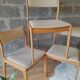 Set of 3 Danish Scandinavian chairs Uldum Mobelfabrik 7171