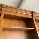 Library, solid wood wardrobe