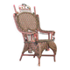 American Victorian Wicker Armchair from Heywood-Wakefield, 1910s.