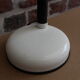 70's white veb narva desk lamp