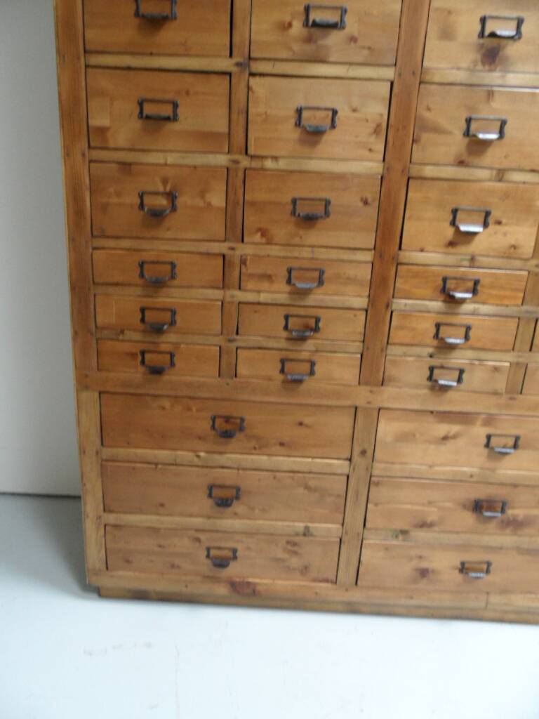 Vintage apothecary cabinet with 50 drawers