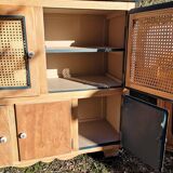 Two-piece wooden sideboard