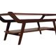 Vintage coffee table teak veneer 1960s design
