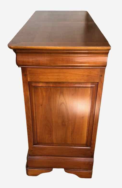 Louis Philippe 4-drawer chest of drawers in cherry wood