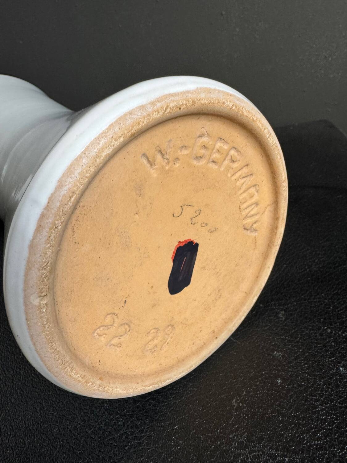 Vases diabolo céramique West Germany années 60