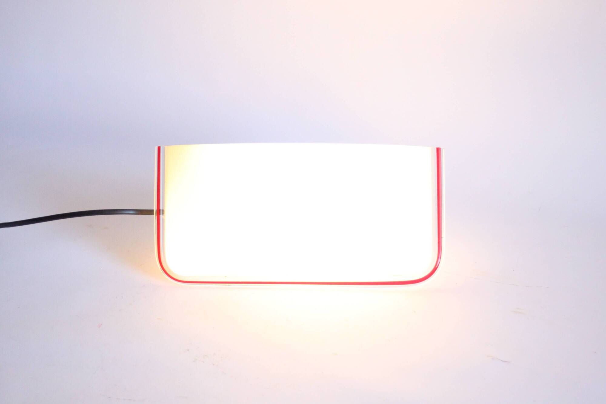 Murano Glass Wall Lamp Renato Toso, Leucos, Italy