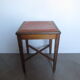Antique oak theatre stool