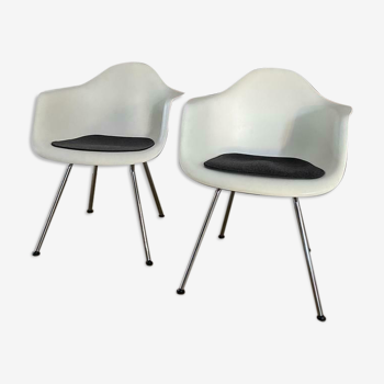 Paire de fauteuils DAX par Charles et Ray Eames, Vitra