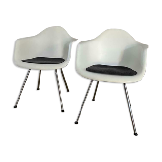 Paire de fauteuils DAX par Charles et Ray Eames, Vitra