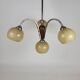 Chandelier suspension does marble glass 50s