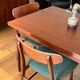 Set of 4 Scandinavian teak chairs – Model "Vagn" – 1960s
