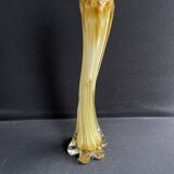 Italian art glassware - Large “Sommerso” soliflore vase from Murano