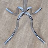 Chrome parrot coat rack