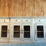 Buffet / display cabinet style industrial/colonial solid mango wood