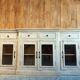 Buffet / display cabinet style industrial/colonial solid mango wood