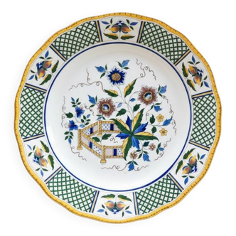 Antique plate Sarreguemines Montmorency