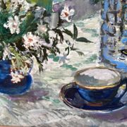 Oil painting on canvas signed, dimensions: height - 74cm - length - 75cm -