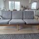 Magnifique ensemble de salon scandinave canapé et 2 fauteuils