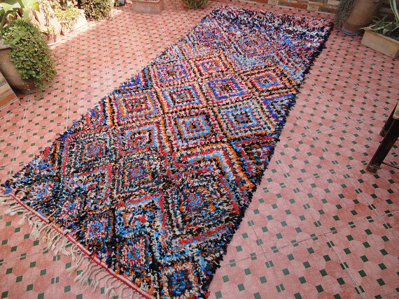 Carpet boucherouite 350 x 149 cm