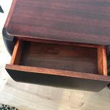 Pair of bedside tables mahogany nightstands pair