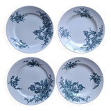 Set of 4 Regent BFK 1920 dinner plates
