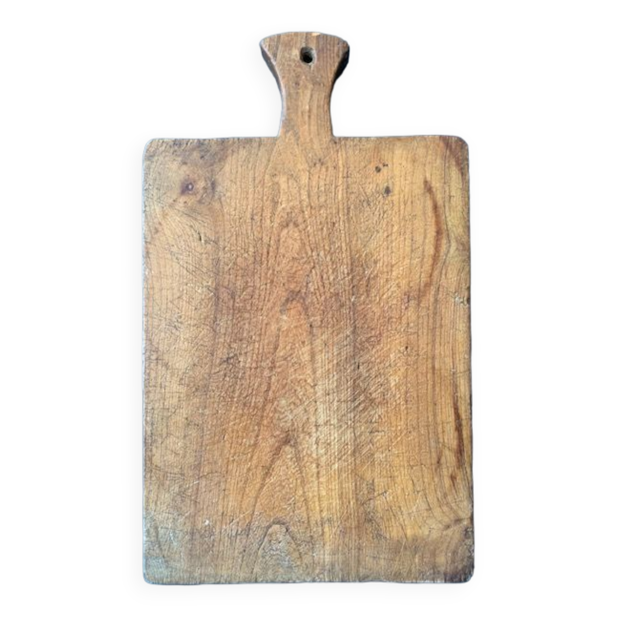 Old cutting board in French solid wood