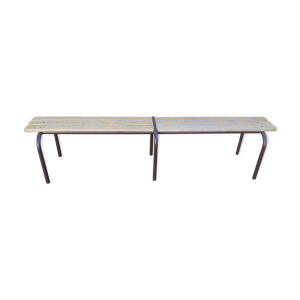 Ancien banc scolaire
