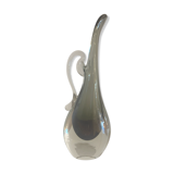 Sommerso Murano glass vase 1960