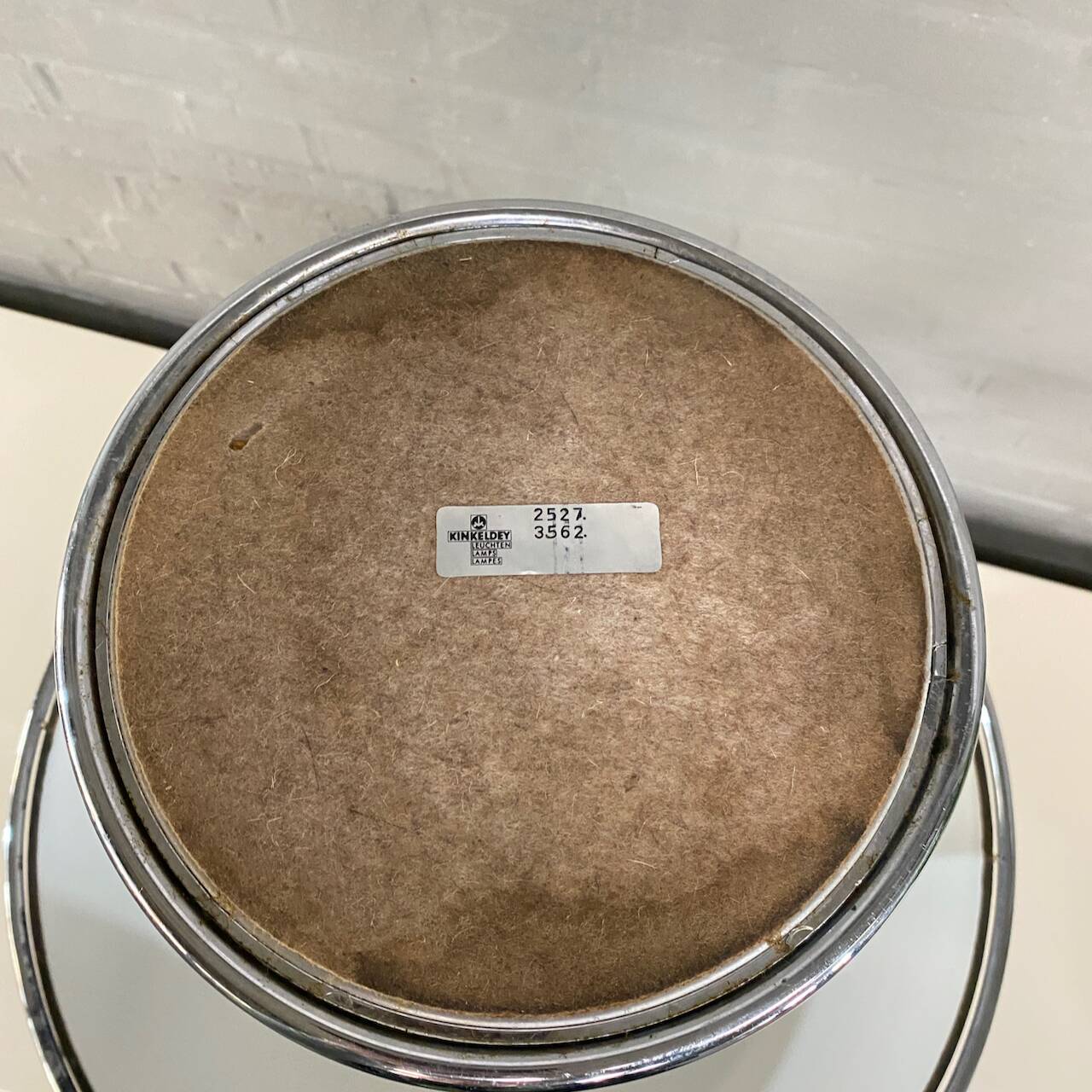 Kinkeldey leuchten chrome table lamp - germany 1970's