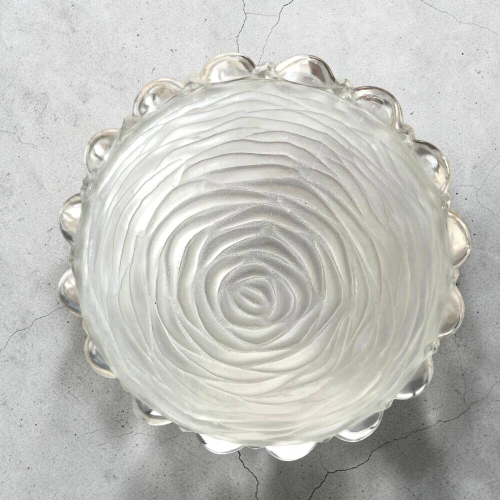 Paire de lampes de table en bois et en verre de style mid-century