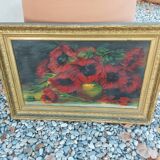 Tableau , peinture bouquet de fleurs