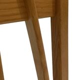 Vintage wooden chair 1980s minimalist design unique