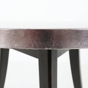 Table basse Tripot française vintage des années 1980, époque spatiale.