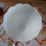 Vintage white opaline vase