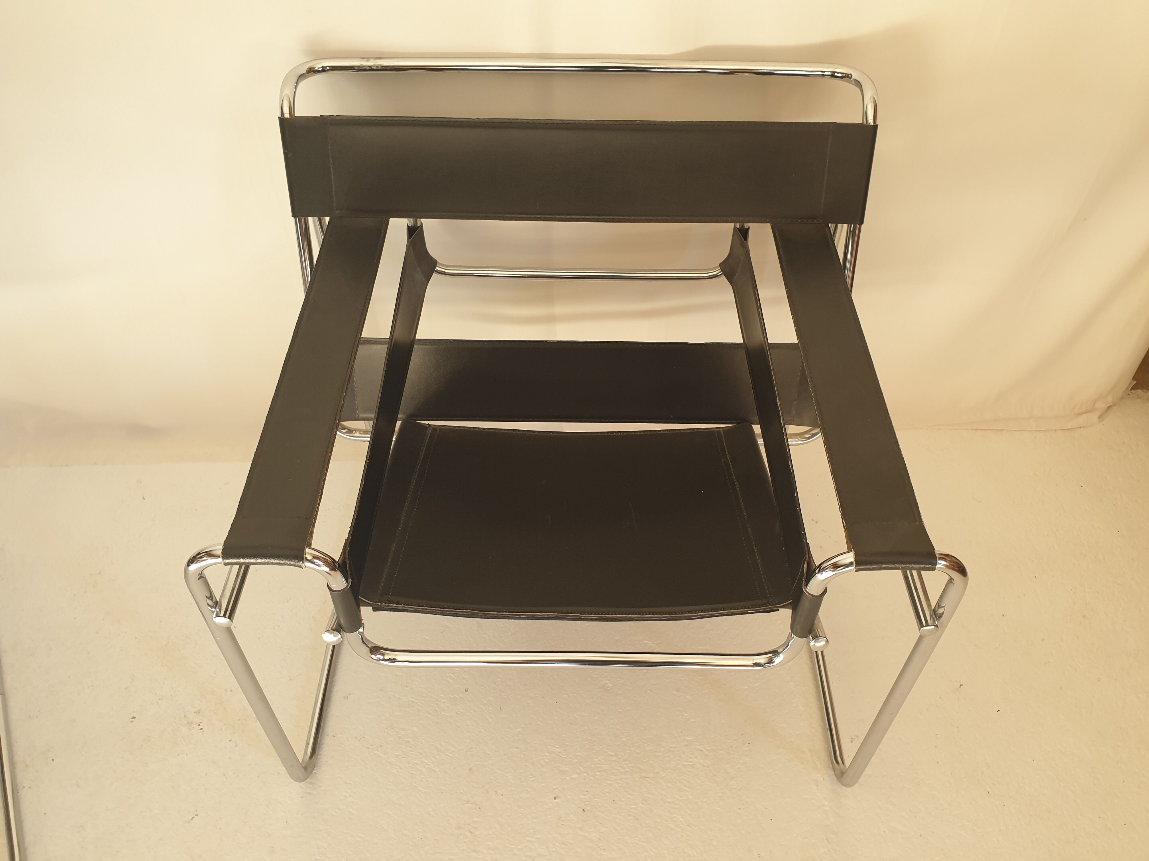 Wassily model armchairs by Marcel Breuer