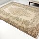 Turkish Vintage Beige Area Rug