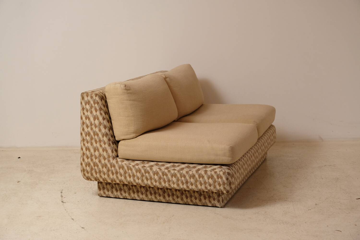 Banquette canapé 2 places 1970