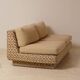 1970s two-seater sofa bench