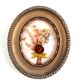 Domed frame dried flowers