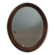 Antique oval beveled mirror