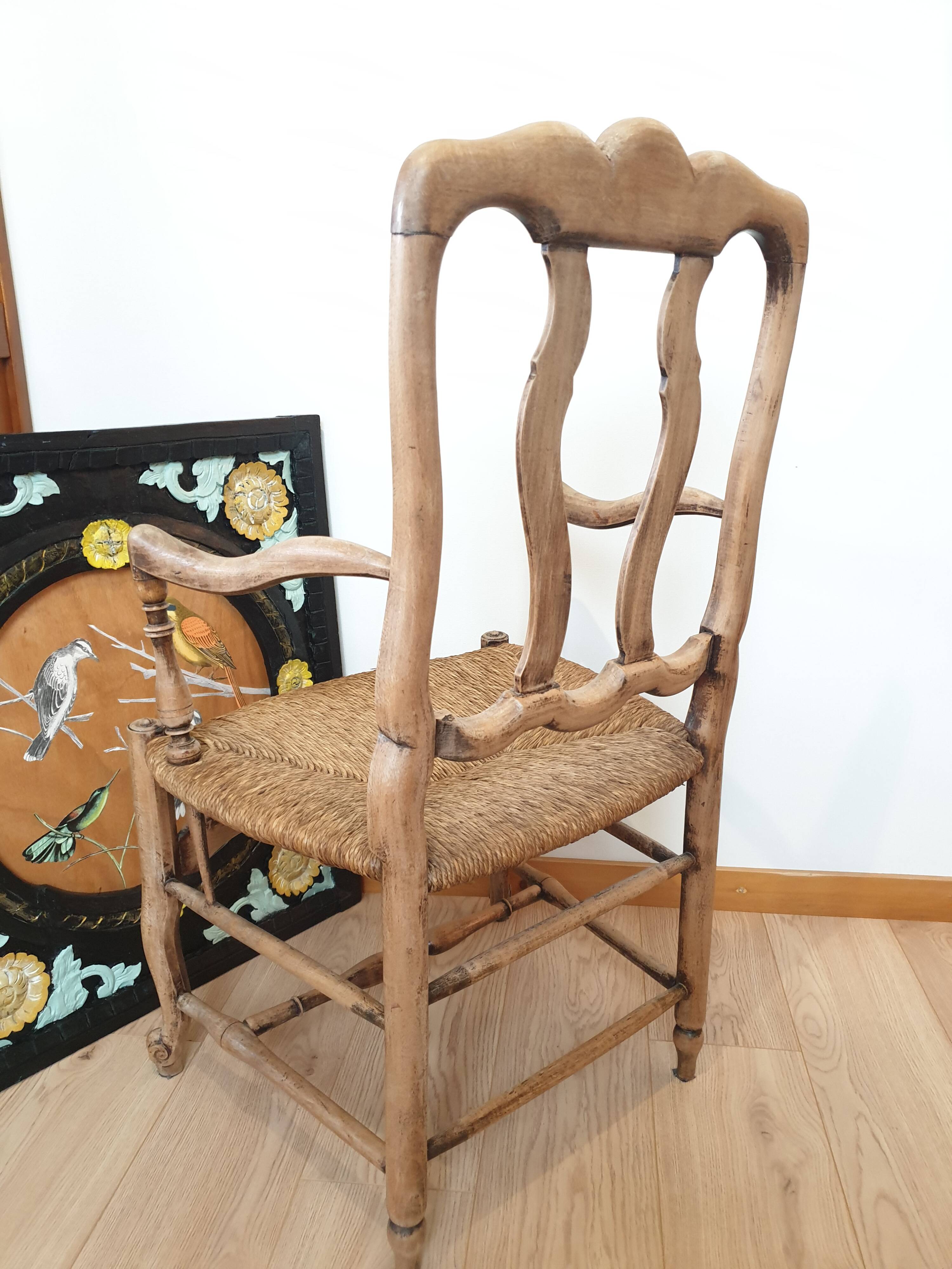 Two Hollywood Regency armchairs