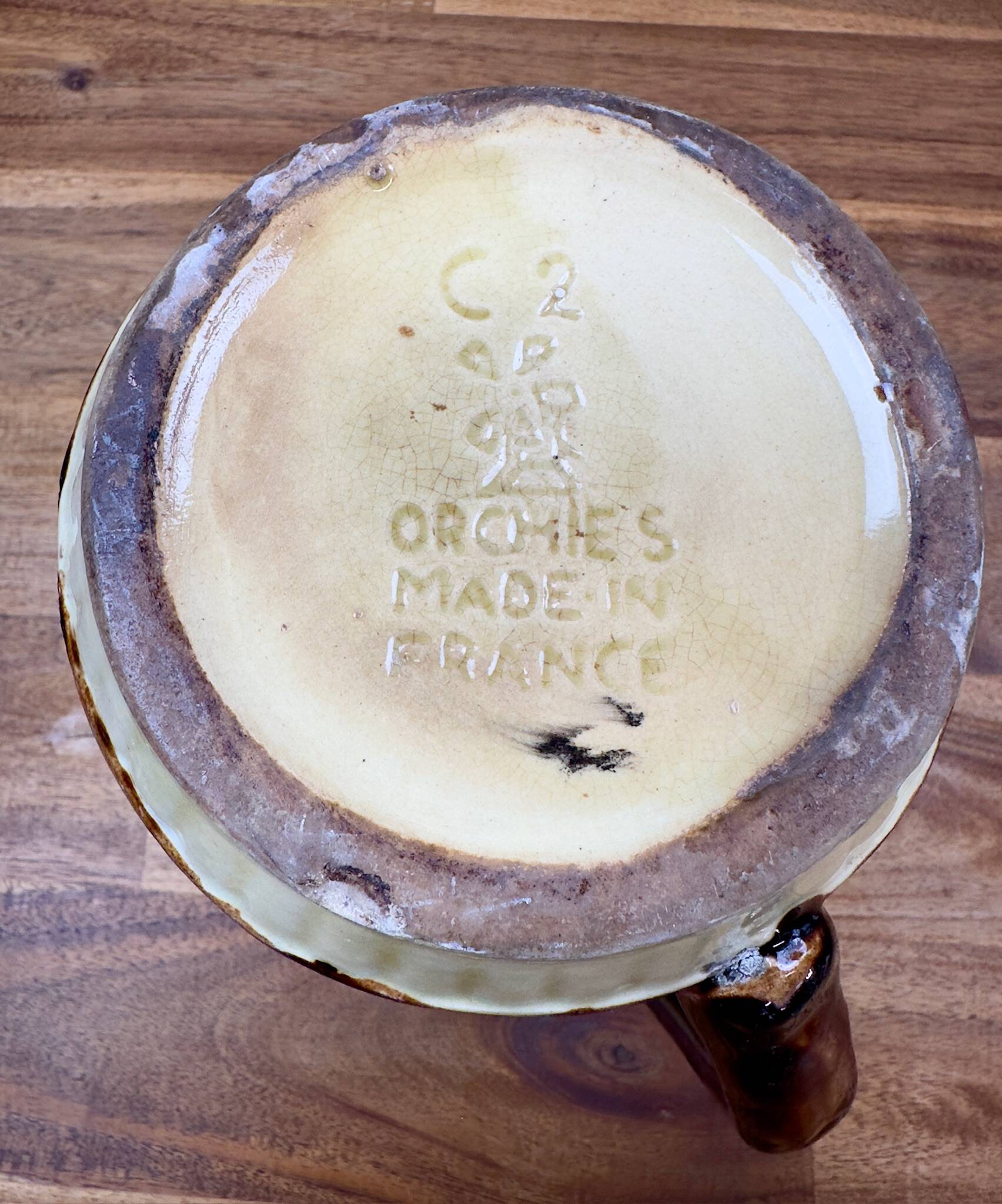 Ceramic jug Orchies – Made in France