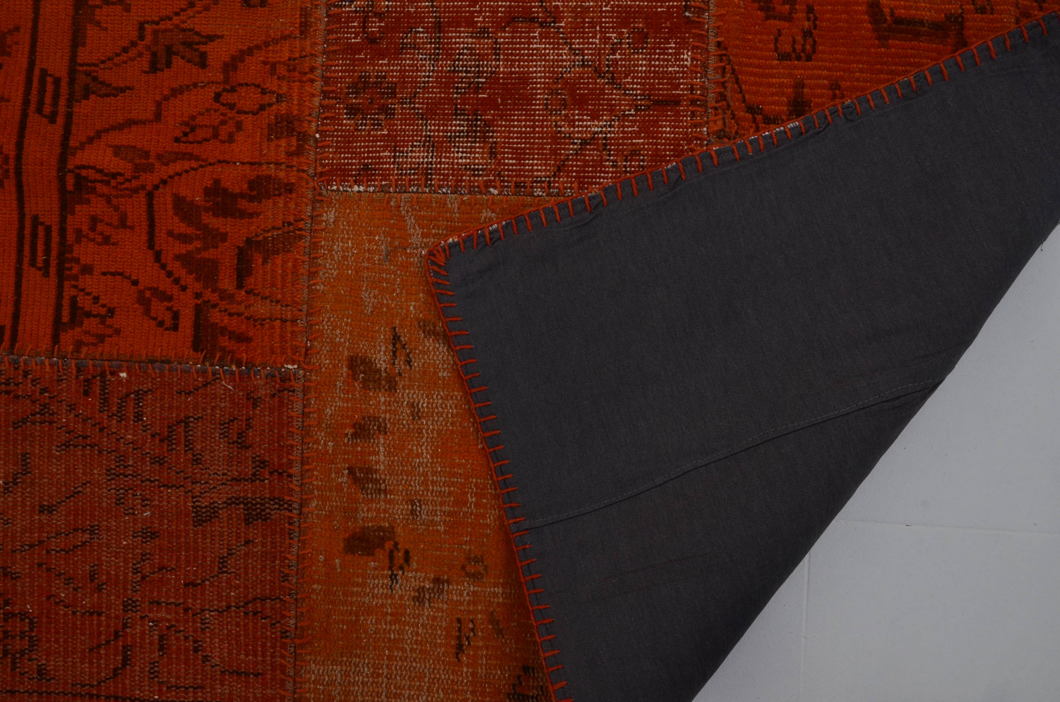 Orange Decorative Vintage Carpet sku 3038