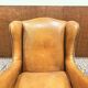 Classic English Sheep Leather Armchair