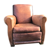 Leather club chair from the 1940s