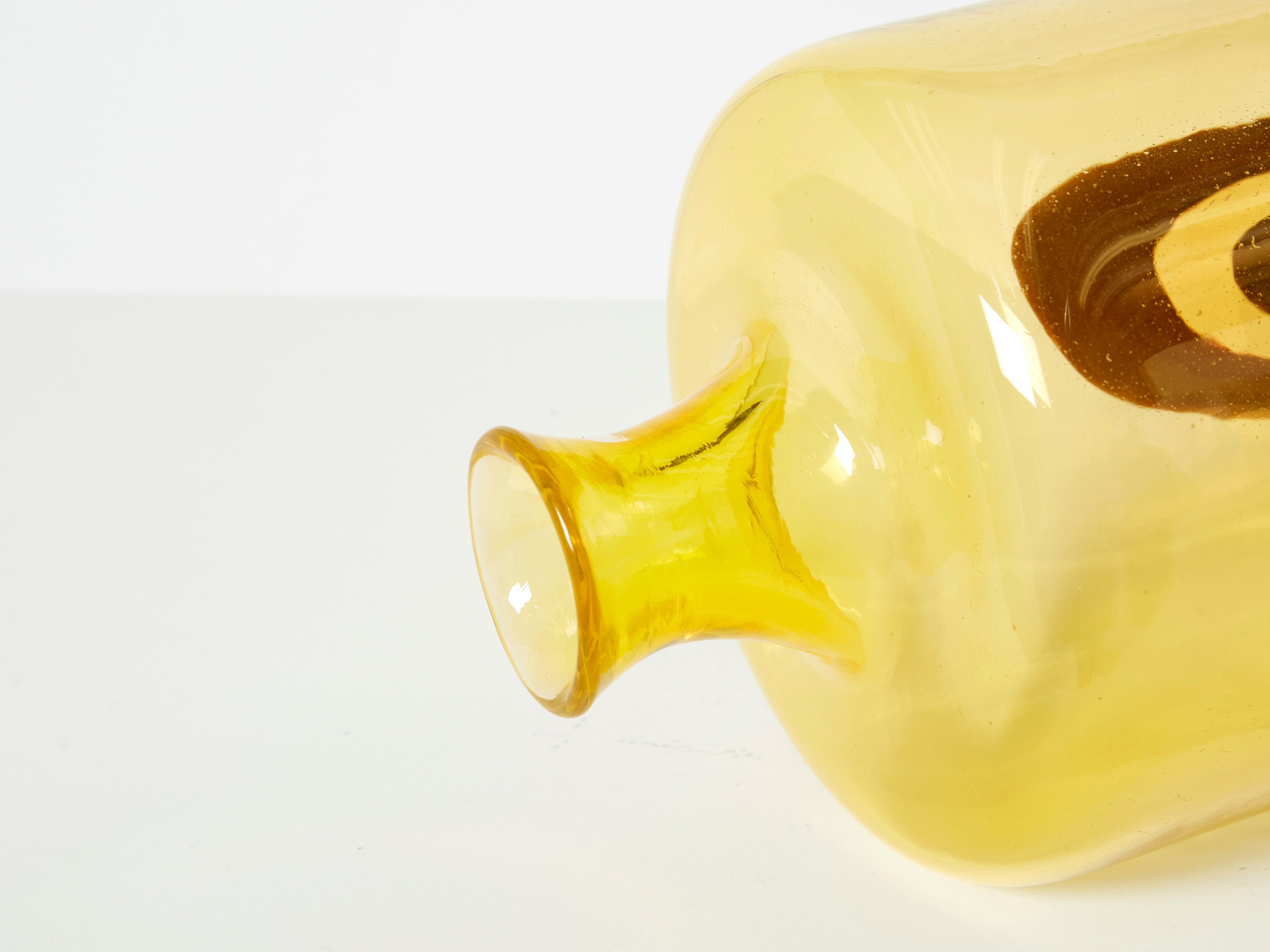 Gianmaria Potenza Murano glass vase for La Murrina 1968