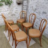 Suite of 6 bistro chairs