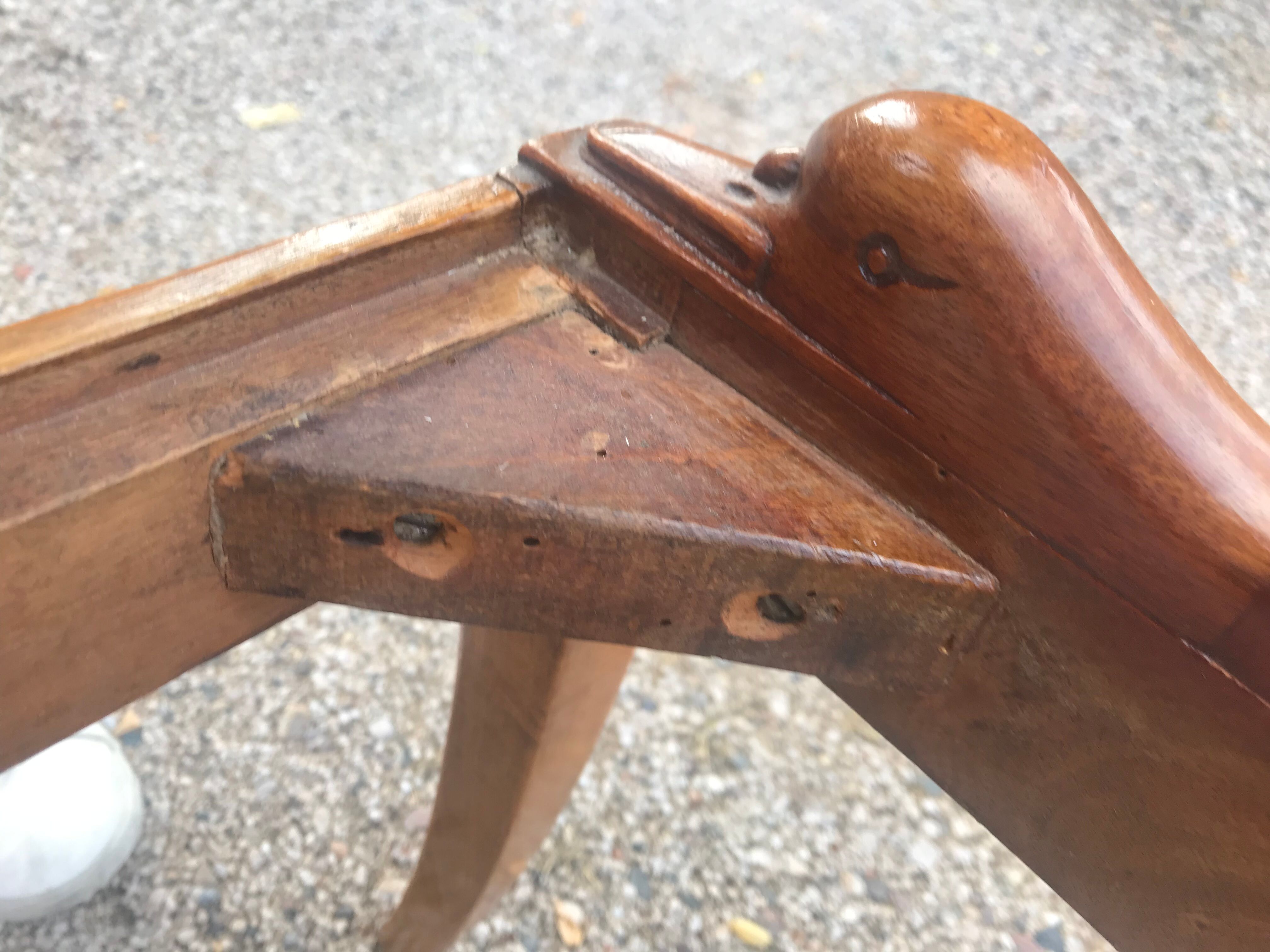 Suite of 6 chairs empire swan collar