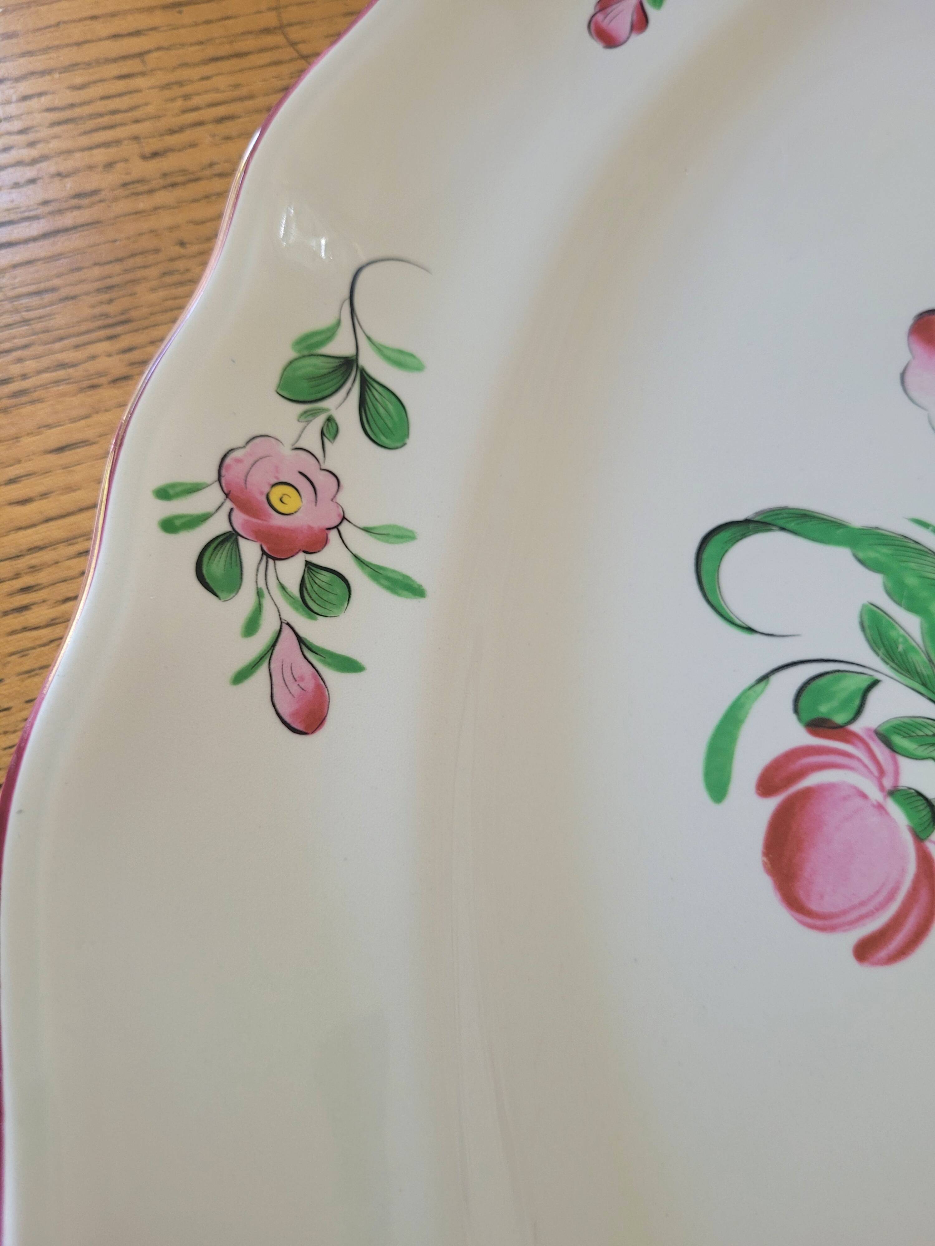 Large earthenware dish "Streetlight" St. Clement